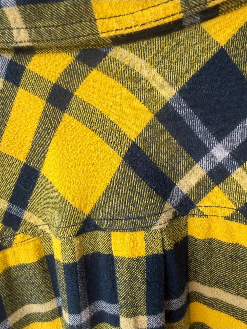 Columbia University of Michigan Embroidered‎ Flannel Shirt Men’s XXL Button Up - Picture 6 of 7